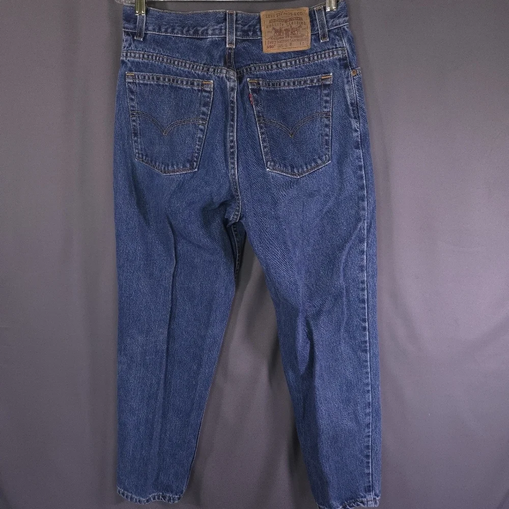 Levi's 550 Relaxed Fit Tapered Leg Mom Jeans Size 12 Misses Vtg 90s‎ Made in USA